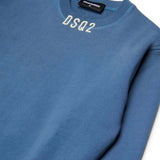 Dsquared2 Kids Felpa Girocollo Lavagna per Bambini