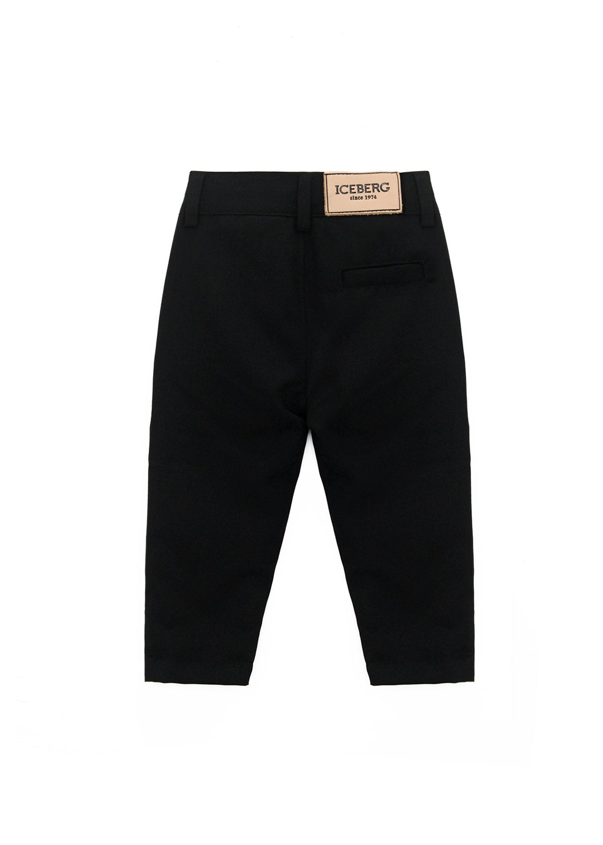 Iceberg Kids Pantaloni Neri con Logo