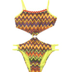 4GIVENESS Costume Monokini Fantasia Multicolor per Bambine