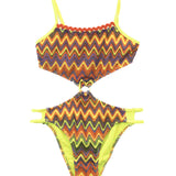 4GIVENESS Costume Monokini Fantasia Multicolor per Bambine