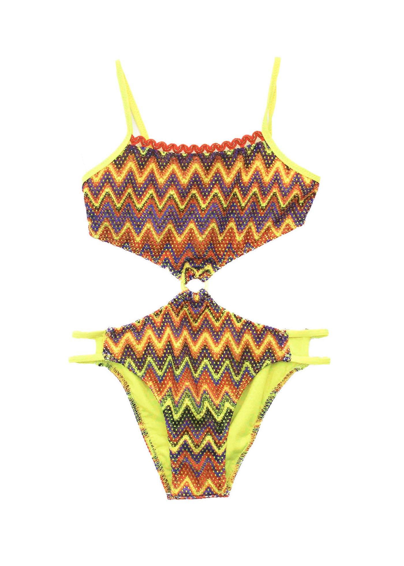 4GIVENESS Costume Monokini Fantasia Multicolor per Bambine