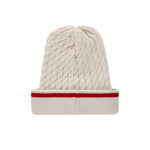 Iceberg Kids Cappello Bianco in Maglia con Intarso Logo per Bambini (retro)