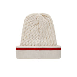 Iceberg Kids Cappello Bianco in Maglia con Intarso Logo per Bambini (retro)