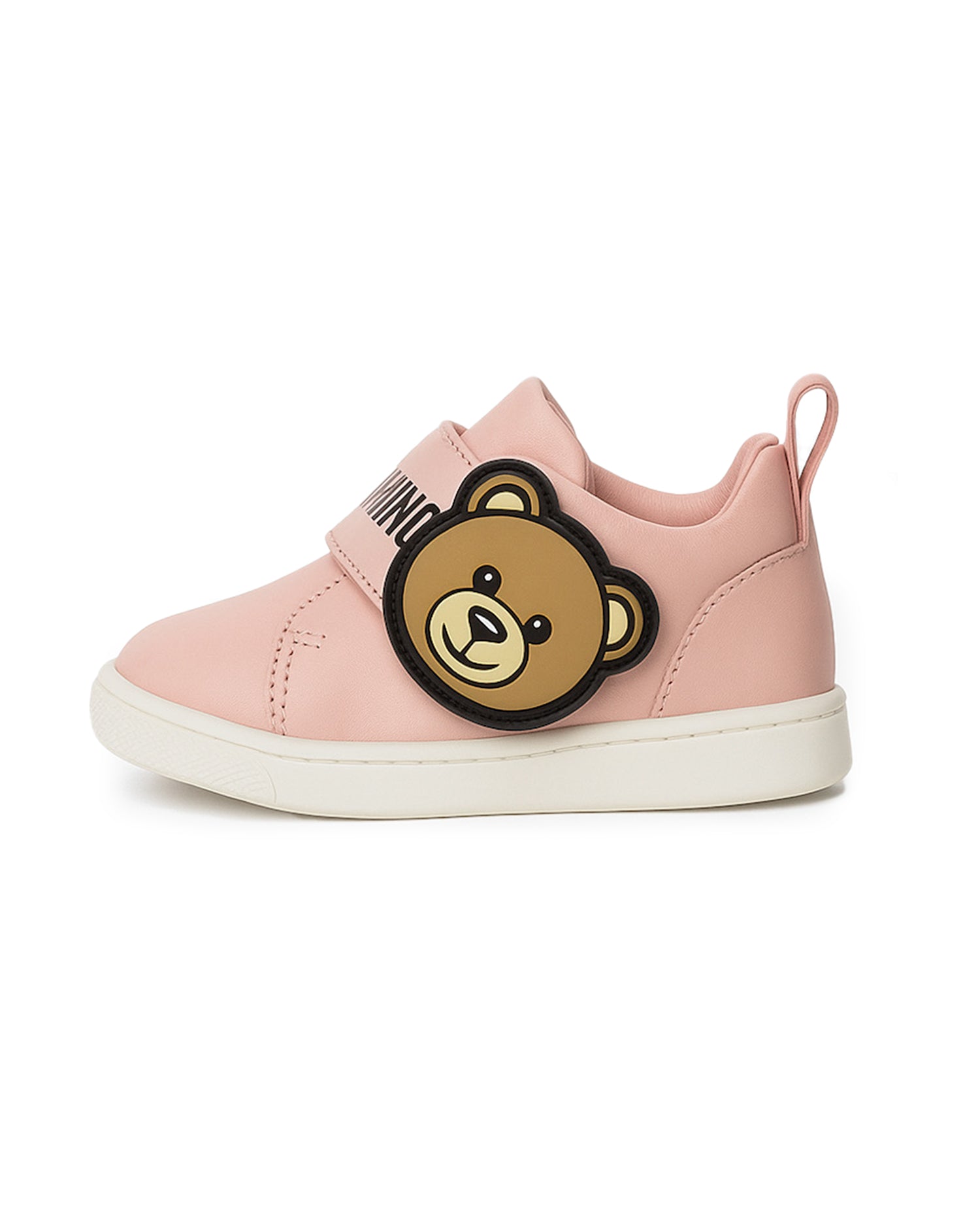 Moschino Kids Scarpette Rosa con Strappo per Neonate