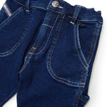 Diesel Kids Jeans Lavaggio 0 con Ricamo Logo sul Retro per Neonati