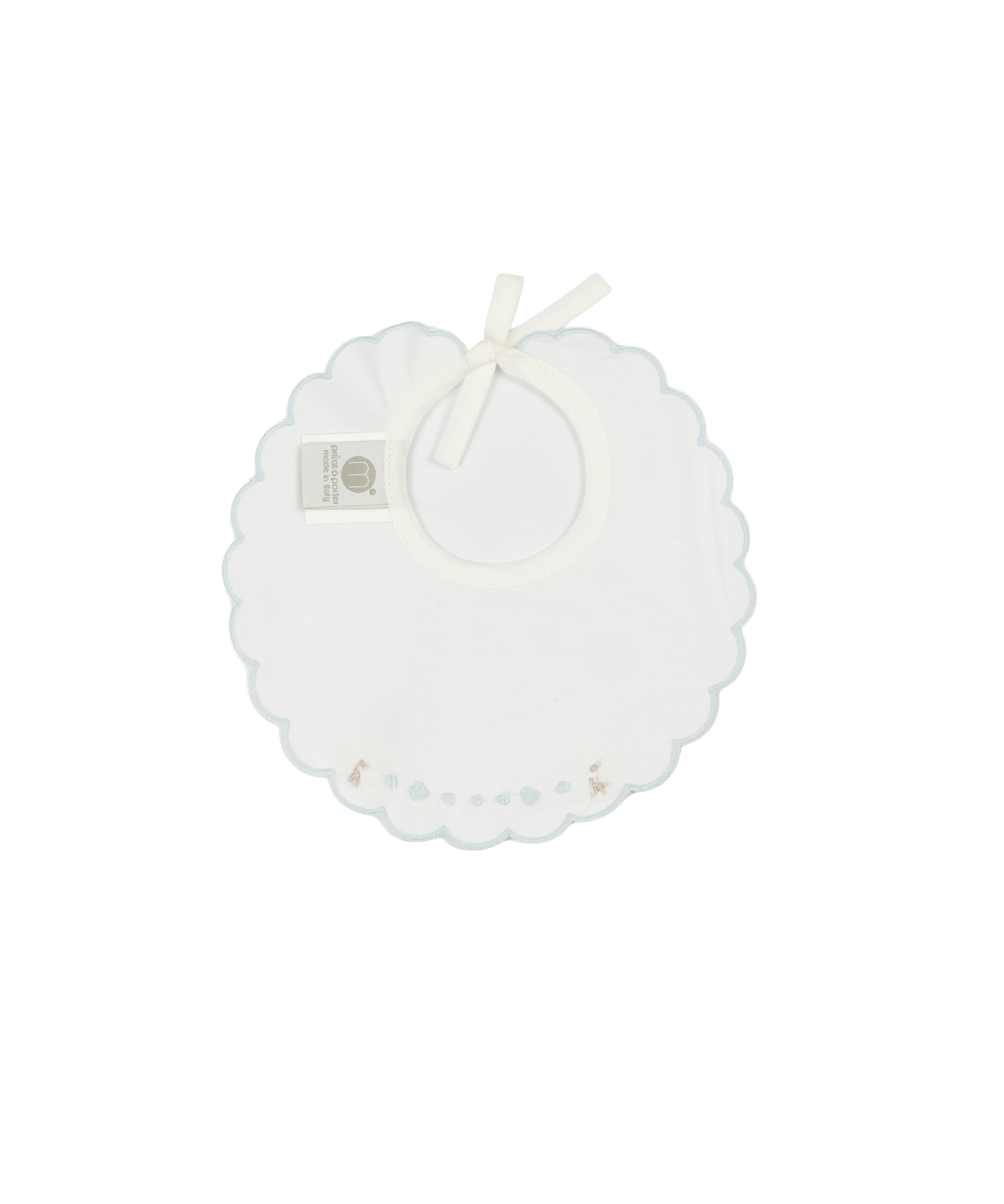 Marlù Bavetta con Ricamo Azzurro Cielo e Fiocchi per Neonati