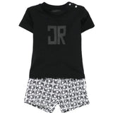 John Richmond Kids All-Over Logo Outfit for Babies