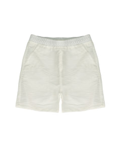 Daniele Alessandrini Kids Short Bianco con Logo per Neonati