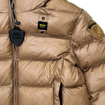 Blauer Kids Giubbino Lontra con Cappuccio e Polsini con Strappi ANSEL JUNIOR per Bambini