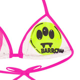 Barrow Kids Costume Bikini Crema/Fucsia con Stampa per Bambine