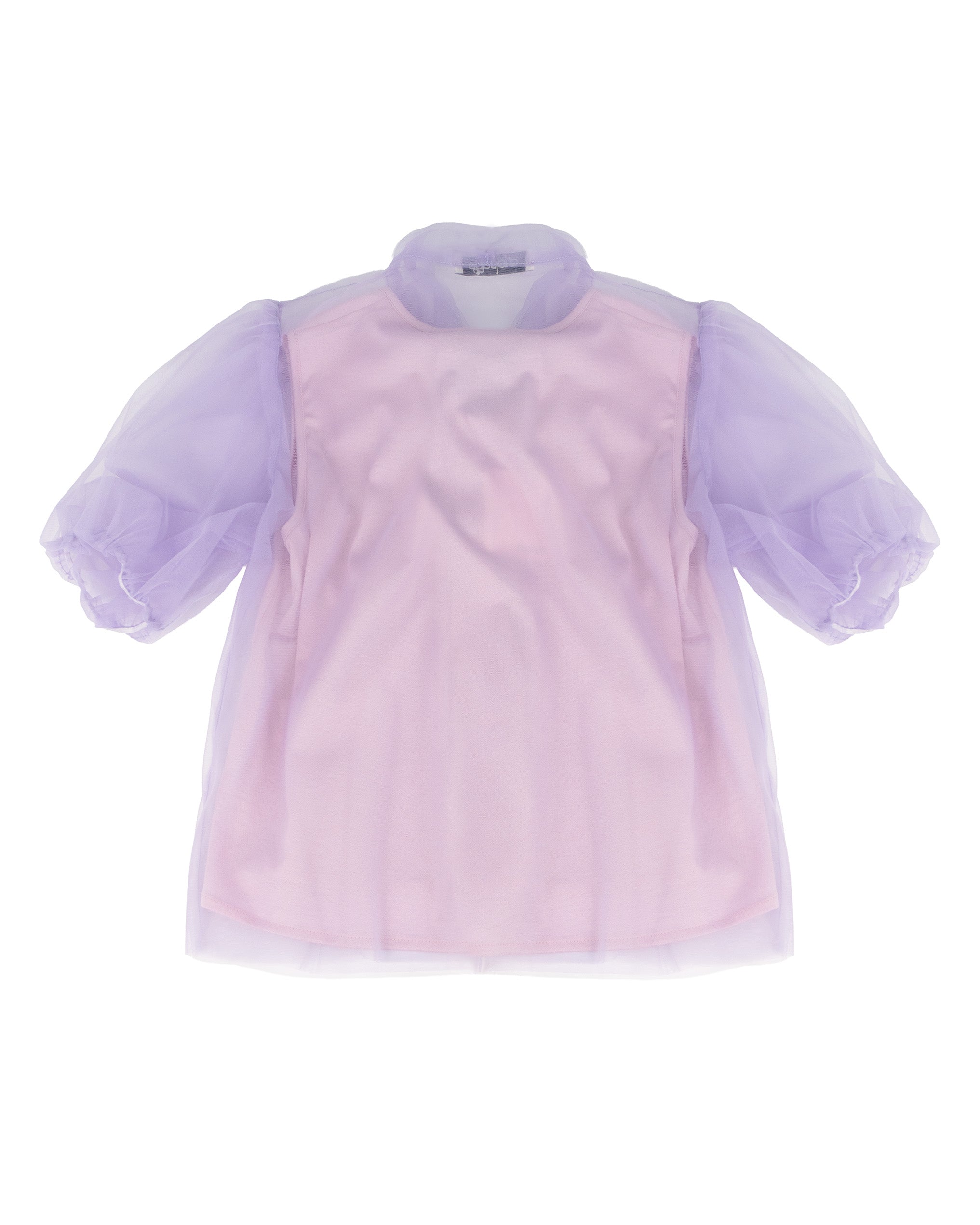 A'lapage Kids Blusa Lilla con Dettaglio Fiori per Bambine