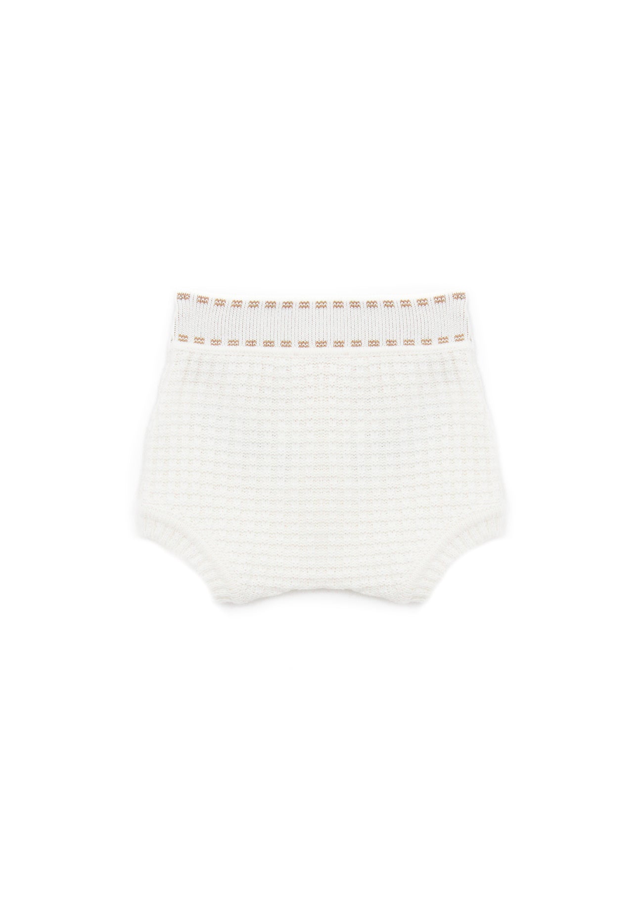 Elisabetta Franchi La Mia Bambina Shorts Avorio In Maglia