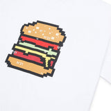 N°21 Kids T-shirt con Stampa Hamburger Bianca