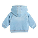 Moschino Kids Giubbino Denim con Stampa Logo per Neonati (retro)