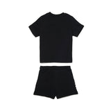 Dsquared2 Kids Completino Nero Icon per Neonati