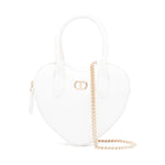 Twinset Kids Borsa Bianca a Tracolla con Logo Florence Kids (fronte)