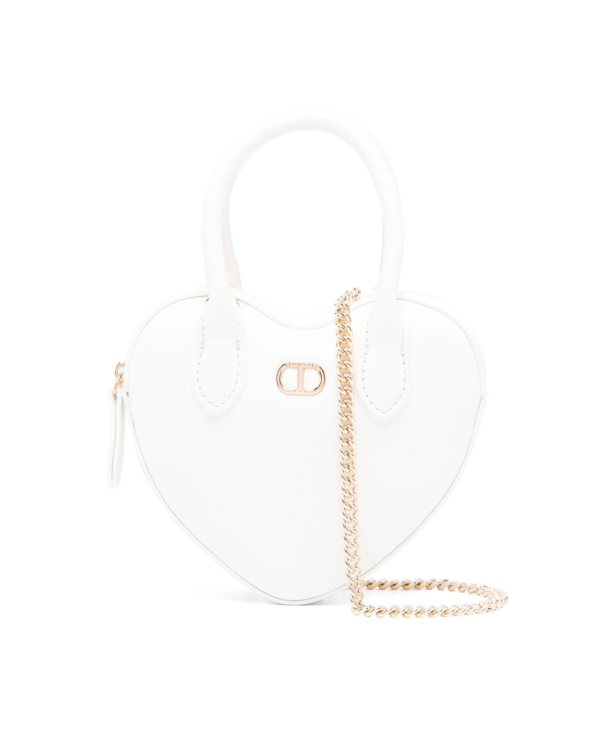 Twinset Kids Borsa Bianca a Tracolla con Logo Florence Kids (fronte)