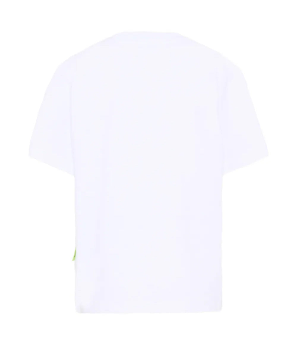 Barrow Kids T-Shirt Off-White con Stampa Unisex