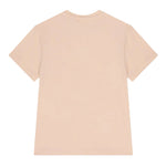 Elisabetta Franchi La Mia Bambina T-Shirt Rosa con Logo Oro per Bambine