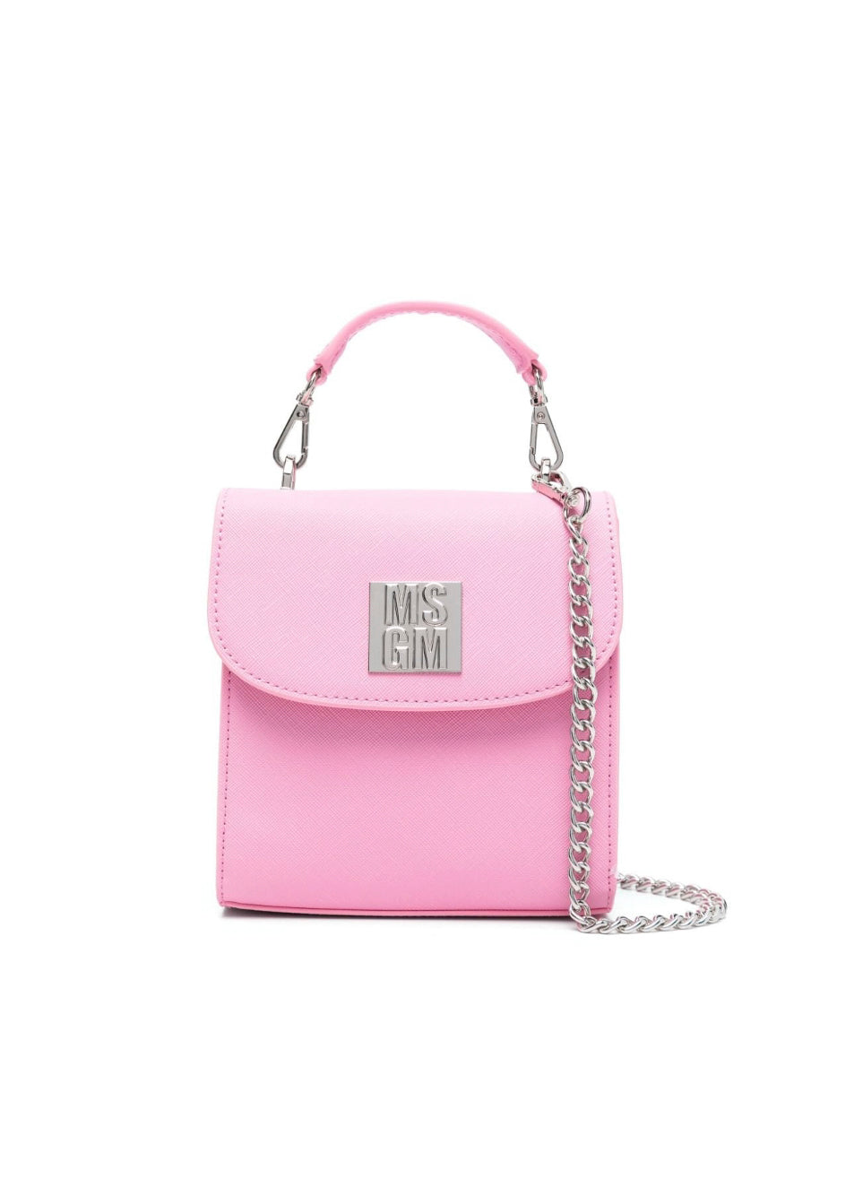 MSGM Kids Borsa a Tracolla Rosa per Bambine