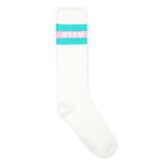 MSGM Kids Calzino Crema con Logo per Bambini