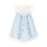 Angel's Face Abito Dominique Bianco/Blu per Bambine