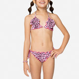 4GIVENESS Costume Bikini Fantasia Maculata Rosa per Bambine