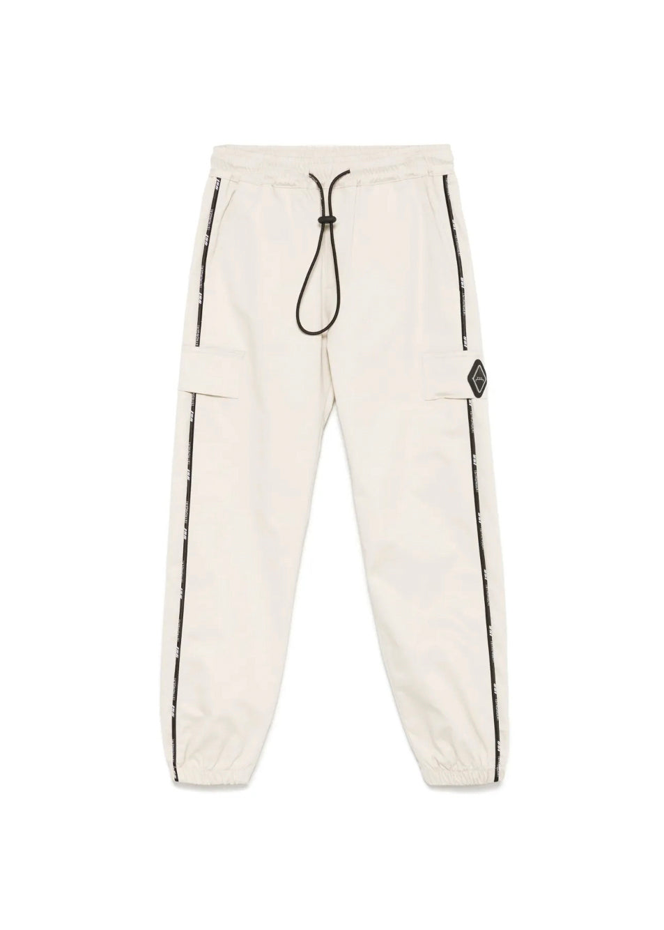 Yes London Pantaloni Beige con Bande per Bambini