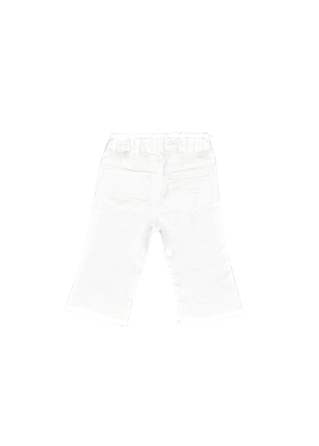Elisabetta Franchi La Mia Bambina Pantaloni Panna per Neonate
