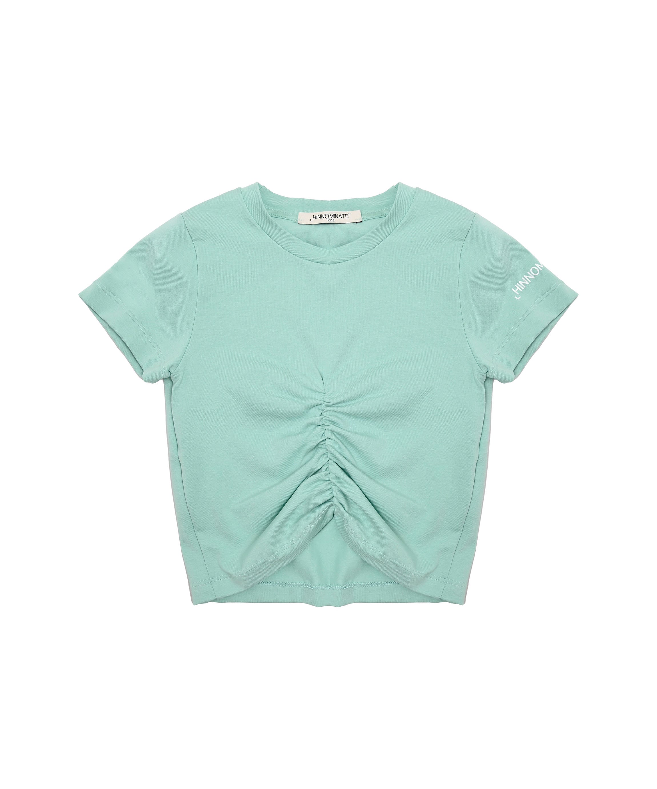Hinnominate Kids T-shirt Verde Acqua Arricciata per Bambine