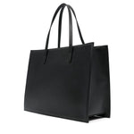 MSGM Kids Borsa Tote Nera con Stampa per Bambine
 (retro)