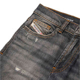 Diesel Kids Black Denim Pants with Shades