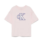 Calvin Klein Kids T-shirt Rosa con CK per Bambine