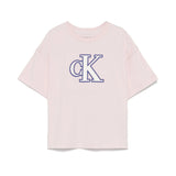 Calvin Klein Kids T-shirt Rosa con CK per Bambine