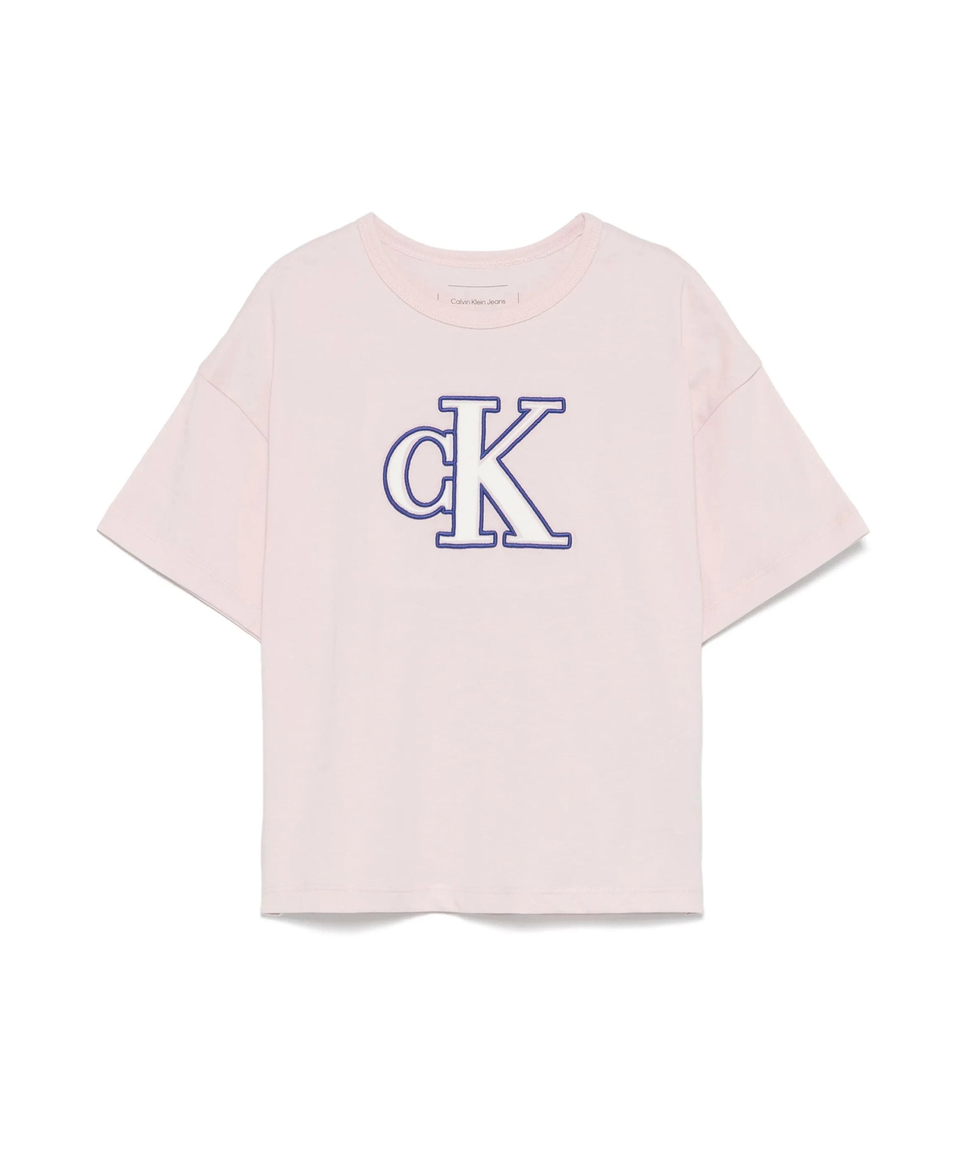 Calvin Klein Kids T-shirt Rosa con CK per Bambine