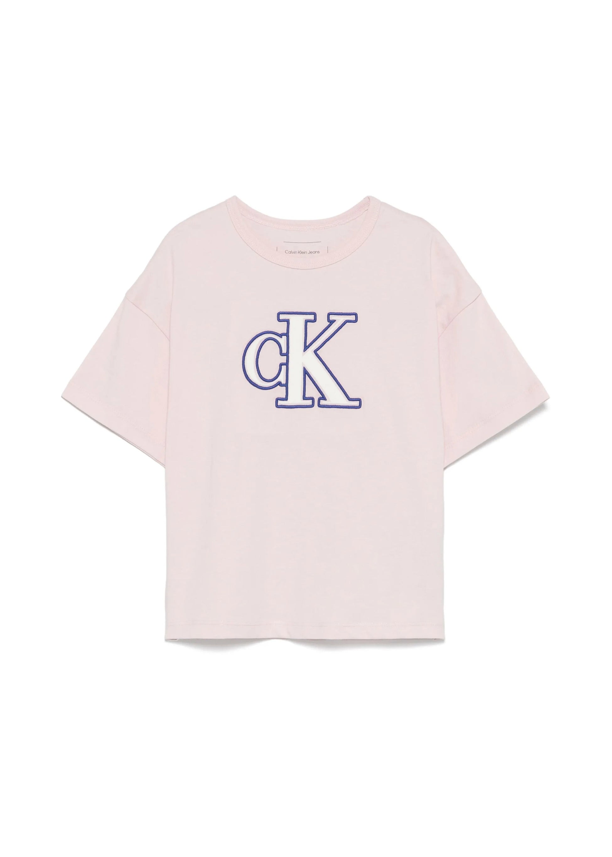 Calvin Klein Kids T-shirt Rosa con CK per Bambine