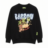 Barrow Kids Felpa Nera con Stampa per Bambini