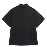 Iceberg Kids Abito Nero da Bambina con Logo Frontale per Bambini