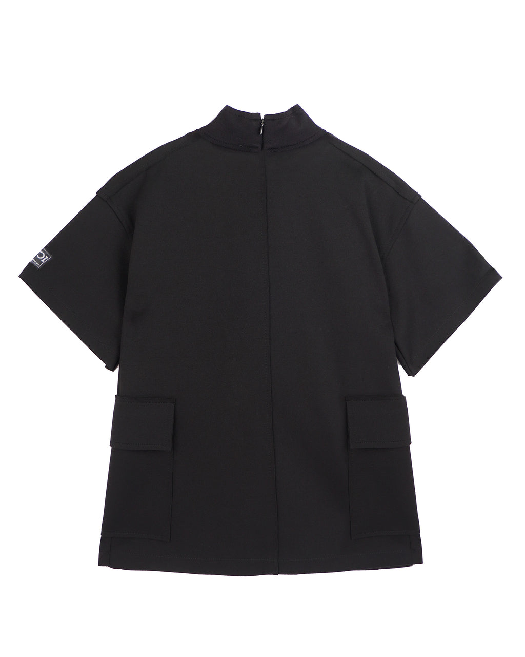 Iceberg Kids Abito Nero da Bambina con Logo Frontale per Bambini