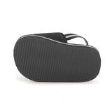 Boss Kids Ciabatta Nero con Chiusura a Strappo per Neonati