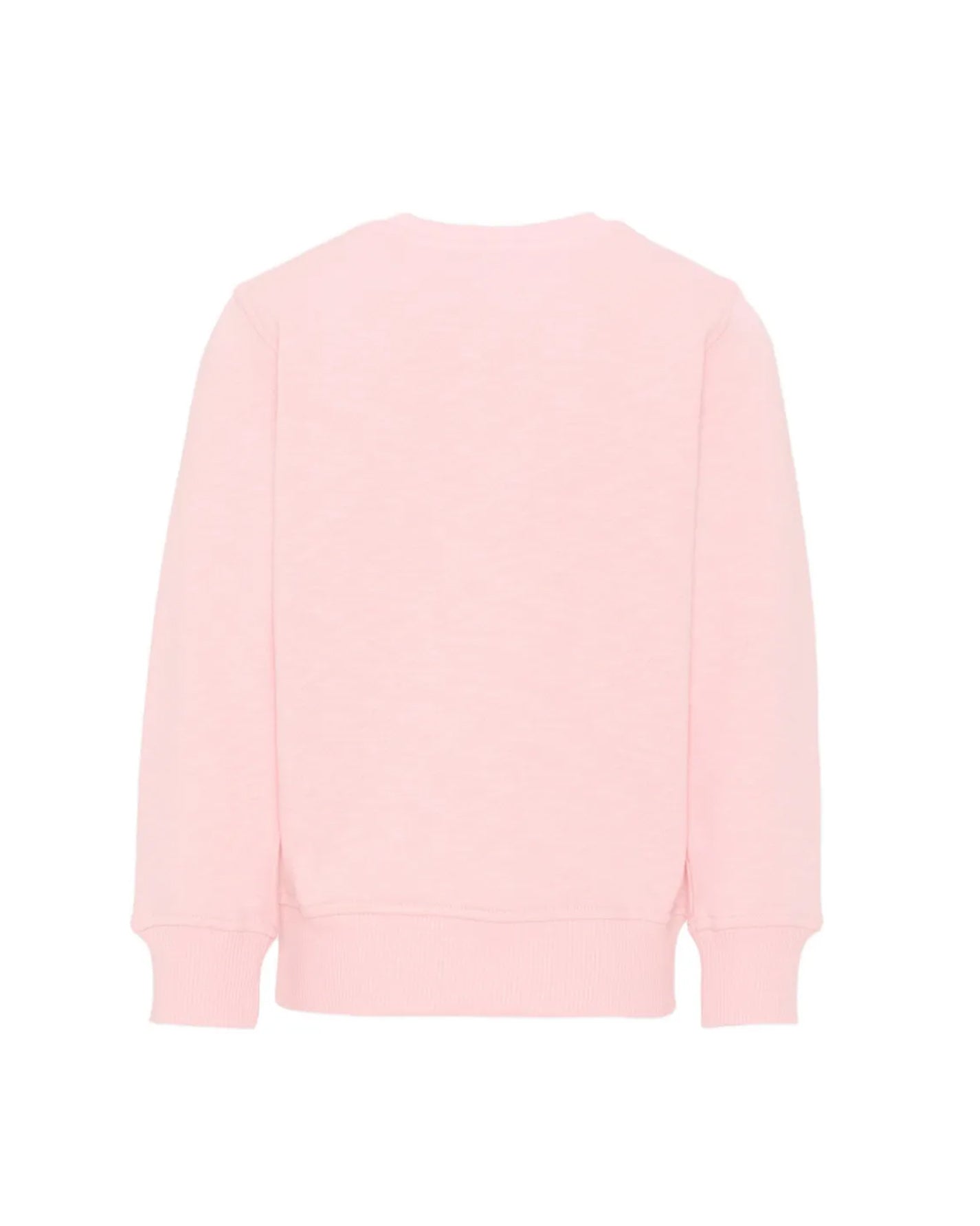 Moschino Kids Felpa Rosa con Logo Teddy Bear per Bambine