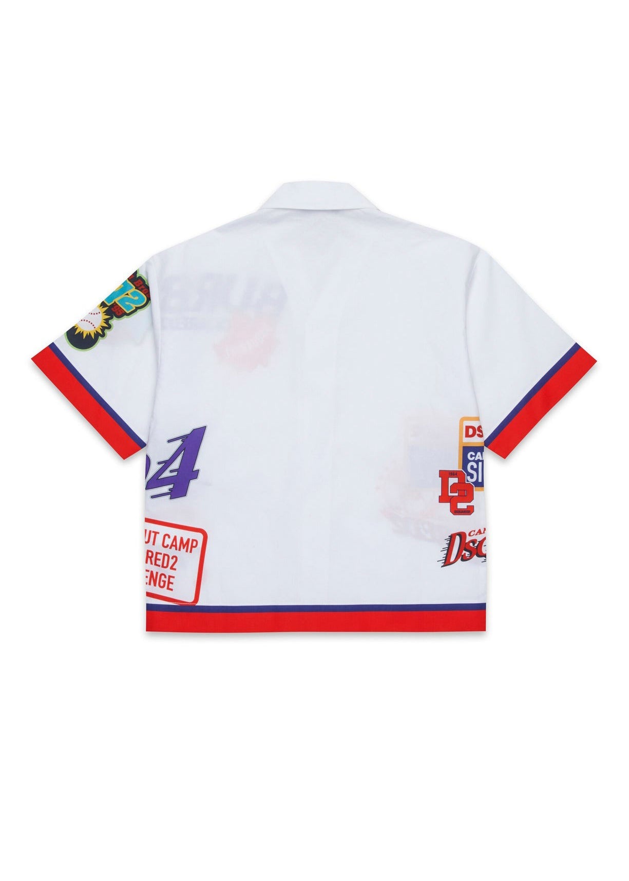 Dsquared2 Kids White Urban Graphic Shirt for Kids