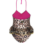F**K Kids Costume Fantasia Leopardato per Neonate