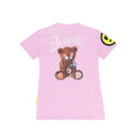 Barrow Kids Abito Rosa con Stampa Retro per Neonate