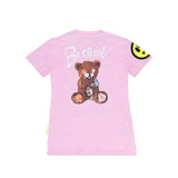 Barrow Kids Abito Rosa con Stampa Retro per Neonate