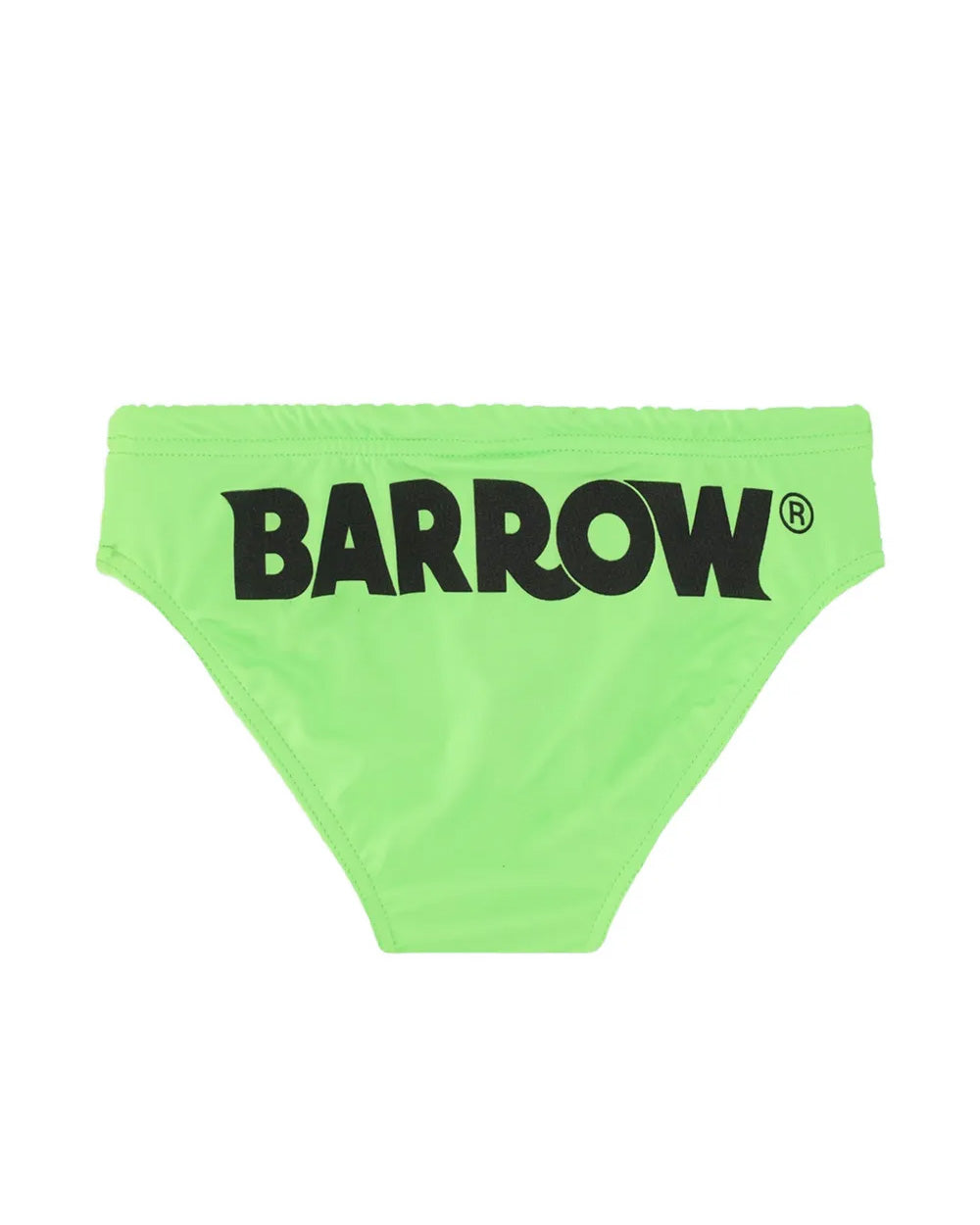Barrow Kids Costume Slip Verde Fluo con Logo per Bambini