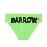 Barrow Kids Costume Slip Verde Fluo con Logo per Bambini