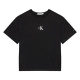 Calvin Klein Kids T-Shirt Nero con Logo per Bambini