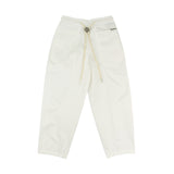 Yes London Kids Pantalone Bianco con Laccio e Tasconi per Bambini