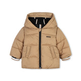 Boss Kids Piumino Biscotto con Cappuccio per Neonati